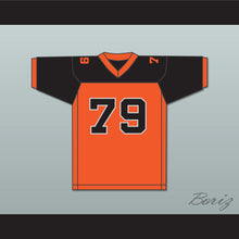 Load image into Gallery viewer, Orc Fogteeth 79 Orange/Black Football Jersey