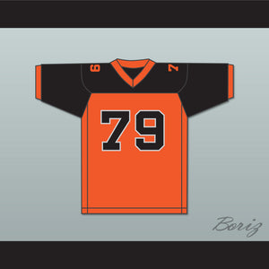 Orc Fogteeth 79 Orange/Black Football Jersey