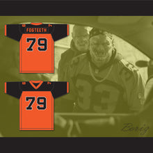 Load image into Gallery viewer, Orc Fogteeth 79 Orange/Black Football Jersey