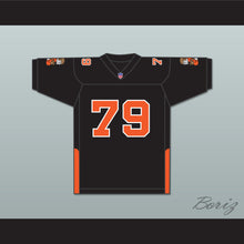 Load image into Gallery viewer, Orc Fogteeth 79 Black Football Jersey with Patches