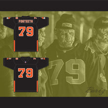 Load image into Gallery viewer, Orc Fogteeth 79 Black Football Jersey with Patches