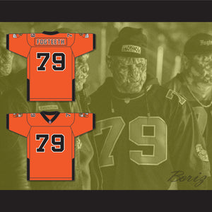 Orc Fogteeth 79 Orange Football Jersey with Patches