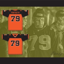 Load image into Gallery viewer, Orc Fogteeth 79 Orange/Black Football Jersey with Patches