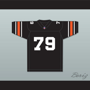 Orc Fogteeth 79 Black Football Jersey with Patch