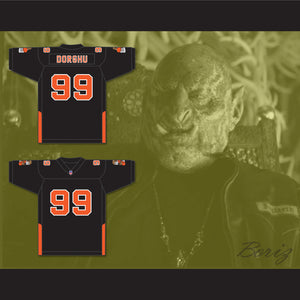 Orc Fogteeth Dorghu 99 Black Football Jersey with Patches