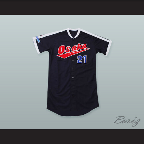 Yuki Nishi 21 Kintetsu Buffaloes of Osaka Baseball Jersey