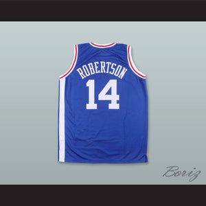 Oscar Robertson 14 Cincinnati Royals Blue Basketball Jersey