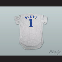 Load image into Gallery viewer, Otani 1 Bombers Japan Gray Baseball Jersey