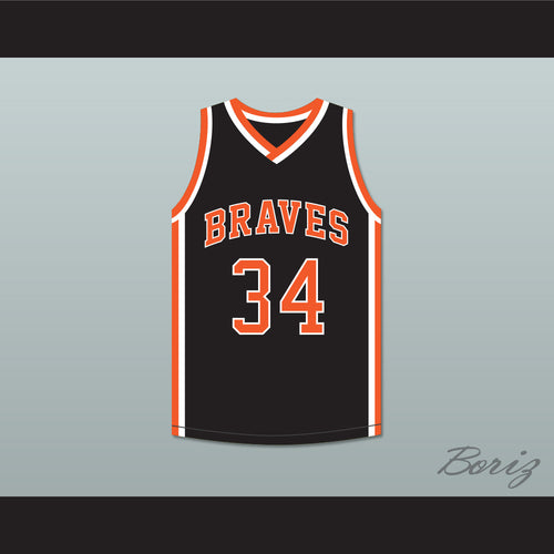 Otto Porter Jr. 34 Scott County Central High School Braves Black Basketball Jersey 1
