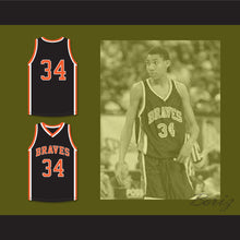 Load image into Gallery viewer, Otto Porter Jr. 34 Scott County Central High School Braves Black Basketball Jersey 1