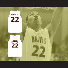 Load image into Gallery viewer, Otto Porter Jr. 22 Scott County Central High School Braves White Basketball Jersey 2
