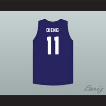 Load image into Gallery viewer, Ousmane Dieng 11 France Navy Blue Basketball Jersey 2