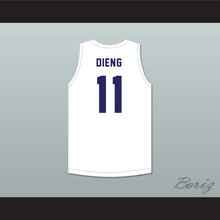 Load image into Gallery viewer, Ousmane Dieng 11 France White Basketball Jersey 2