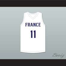 Load image into Gallery viewer, Ousmane Dieng 11 France White Basketball Jersey 1