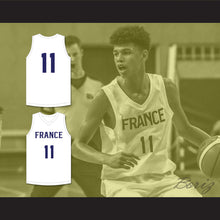 Load image into Gallery viewer, Ousmane Dieng 11 France White Basketball Jersey 1