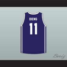 Load image into Gallery viewer, Ousmane Dieng 11 PFBB Pole France BasketBall Navy Blue Basketball Jersey 2