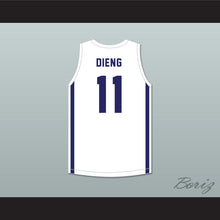 Load image into Gallery viewer, Ousmane Dieng 11 PFBB Pole France BasketBall White Basketball Jersey 2