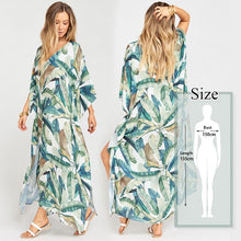 Load image into Gallery viewer, Oversize Kaftan Beach Cover up Pareos de Playa Mujer Beach Wear Oversize Bikini Cover up Robe Plage Sarong Beach Tunic #Q877