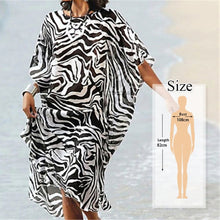 Load image into Gallery viewer, Oversize Kaftan Beach Cover up Pareos de Playa Mujer Beach Wear Oversize Bikini Cover up Robe Plage Sarong Beach Tunic #Q877