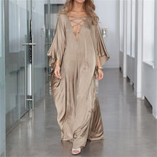 Load image into Gallery viewer, Oversize Kaftan Beach Cover up Pareos de Playa Mujer Beach Wear Oversize Bikini Cover up Robe Plage Sarong Beach Tunic #Q877