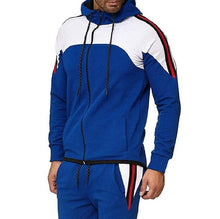 Load image into Gallery viewer, Oversized Zipper Autumn Jacket Men 2019 Striped Bomber Jacket Men Sports White Gym Windbreaker Hooded Jackets Fit Clothing