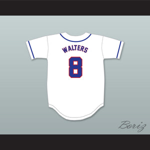 PJ Walters 8 Pace Athletic and Recreation Association White Baseball Jersey 2