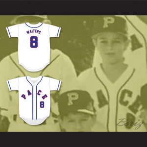 PJ Walters 8 Pace Athletic and Recreation Association White Baseball Jersey 2