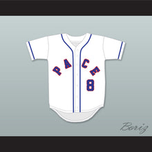 Load image into Gallery viewer, PJ Walters 8 Pace Athletic and Recreation Association White Baseball Jersey 1