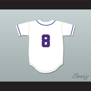 PJ Walters 8 Pace Athletic and Recreation Association White Baseball Jersey 1