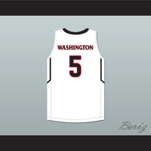 Load image into Gallery viewer, P. J. Washington 5 Findlay Prep White Basketball Jersey 2