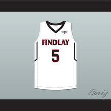 Load image into Gallery viewer, P. J. Washington 5 Findlay Prep White Basketball Jersey 1