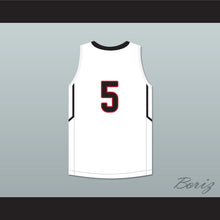 Load image into Gallery viewer, P. J. Washington 5 Findlay Prep White Basketball Jersey 1