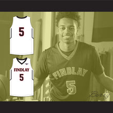 Load image into Gallery viewer, P. J. Washington 5 Findlay Prep White Basketball Jersey 1