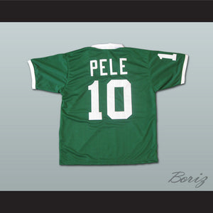 Pele New York Cosmos Green Football Soccer Jersey