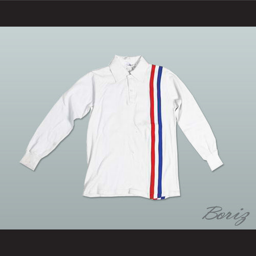 Pele 10 Long Sleeve White Football Soccer Jersey Victory Movie