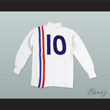 Load image into Gallery viewer, Pele 10 Long Sleeve White Football Soccer Jersey Victory Movie