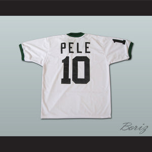 Pele New York Cosmos White Football Soccer Jersey