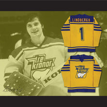 Load image into Gallery viewer, Pelle Lindbergh 1 Tre Kroner Team Sweden Hockey Jersey