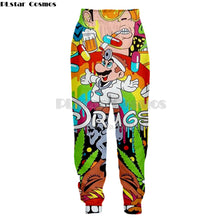 Load image into Gallery viewer, PLstar Cosmos Drop shipping Drugs&amp;weed Men Women Sweatshirt Couples Sweats Unisex Sweatshirt Red Wine 3D print cartoon hoodies