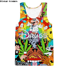 Load image into Gallery viewer, PLstar Cosmos Drop shipping Drugs&amp;weed Men Women Sweatshirt Couples Sweats Unisex Sweatshirt Red Wine 3D print cartoon hoodies