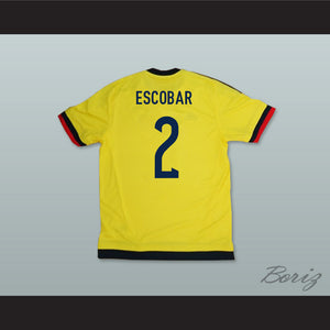 Pablo Escobar 2 Colombia Football Soccer Jersey