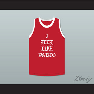 Pablo Escobar I Feel Like Pablo Red Basketball Jersey
