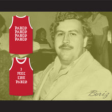 Load image into Gallery viewer, Pablo Escobar I Feel Like Pablo Red Basketball Jersey