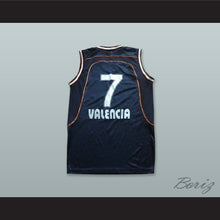 Load image into Gallery viewer, Pamesa Valencia 7 Black Basketball Jersey