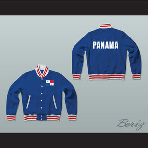 Panama Varsity Letterman Jacket-Style Sweatshirt