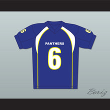 Load image into Gallery viewer, Jason Street 6 Dillon Panthers Blue Football Jersey Friday Night Lights