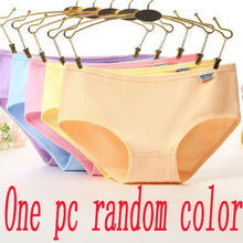 Load image into Gallery viewer, Panties Women 2019 underwear women Solid Cotton Seamless Briefs Soft Sexy Lingerie Panties String ropa interior femenina K001