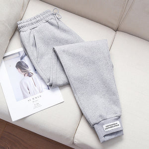 Pants women loose sweatpants casual Cotton trousers women pocket high waist thin autumn leisure wholesale vestidos WBX9913
