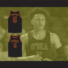 Load image into Gallery viewer, Paolo Banchero 5 O&#39;Dea High School Fighting Irish Black Basketball Jersey 2