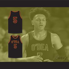 Load image into Gallery viewer, Paolo Banchero 5 O&#39;Dea High School Fighting Irish Black Basketball Jersey 1